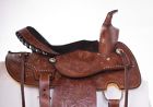 1788 Nu Used Western Leather Barrel Racing Pleasure Trail Silver Stud