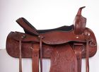 1794 Nu Used Mahogany Western Leather Tooled Pleasure Trail Comfy Horse