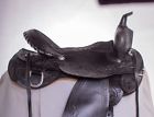 1795 Nu Used Black Leather Tooled Western Pleasure Trail Comfy Horse