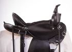 1802 Nu Used Black Close Contact Western Leather Endurance Trail Horse