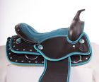 1818 Nu Used Blue Western Synthetic Youth Kids Light Weight Pony