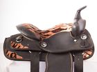 1837 Nu Used Western Synthetic Tiger Print Youth Kids Pleasure Trail