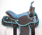 1841 Nu Used Blue Western Synthetic Youth Kids Horse Saddle Barrel