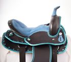 1846 Nu Used Blue Western Youth Kids Show Trail Synthetic Horse