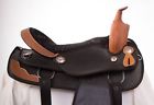 1851 Nu Used Western Dura Leather Black Tan Horse Saddle Pleasure
