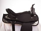 1853 Nu Used Black Synthetic Western Pleasure Silver Show Trail Horse