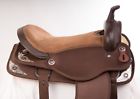 1863 Nu Used Light Weight Brown Texas Star Synthetic Western Trail
