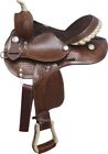 Oe-286 Double Childrens Western Pony Miniature Horse Leather Saddle
