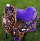 Oe492g Oe492g- 8057 Hsbp Dark Seat Gold Acent Mini Pony Show Trail Saddle
