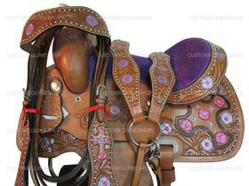 5117slw01qa Orlov Hill Kids Western Saddle Youth Barrel Racing Child Trail Pleasure Used Tack 10 12 13
