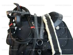 5410slw01qa Orlov Hill Youth Western Saddle Pleasure Trail Used Snthetic Horse Barrel Tack Set 12 13 14