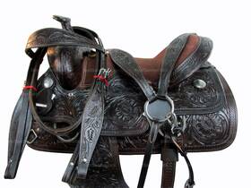 7265ti01qp Orlov Hill Western Saddle Horse Pleasure Barrel Racing Trail Leather Used Tack 15 16 17 18