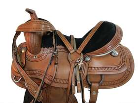 7601ti12vf Orlov Hill Premium Tooled Leather Horse Western Saddle 15 16 17 18 Pleasure Tack Set