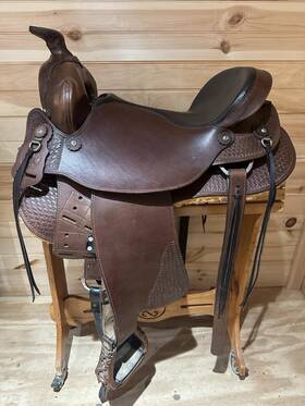 Tp-160 Ortho-flex 16 Inch The Western Lariat Trail Panel Saddle Model
