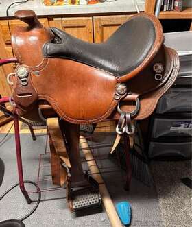 Pnw16 Pams Place Tack 16 Inch Custom Western Saddle...excellent Quality