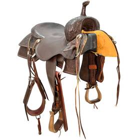 U165paultcut12cb Paul Taylor Saddles Used 16.5 Inch Cutting Saddle Code