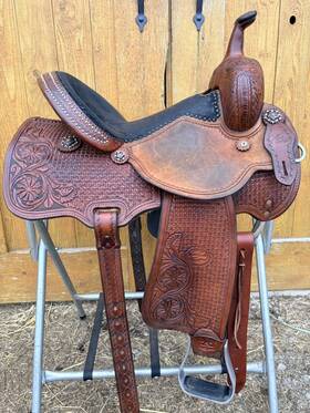 4277 Reinsman 14.5 Inch Molly Powell Xtreme Series Barrel Saddle