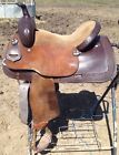 Rk2455 Royal King Used Western Saddle Dark Oil Leather Out Fenders