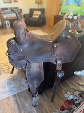 7.5xw Robbie Phillips Barrel Saddle 13.5