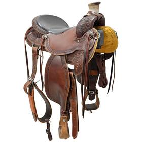 U155rwbowran Rw Bowman Used 15.5 Inch R.w. Ranch Saddle Code