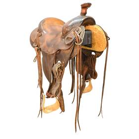 U15bbendran S.a. Brown Big Bend Saddlery Used 15 Inch Ranch Saddle Code