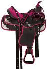 S284 Handmade New Synthetic Saddle Western Horse Pony Youth Kids Tack