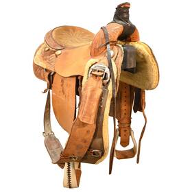 C145ssmithtr12fl Saddle Smith Used 15 Inch Team Roping Code