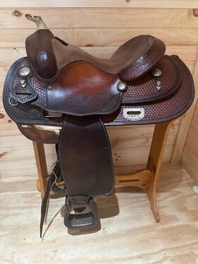 22672 Saddlesmith 15 Inch Bob Loomis Nrha Reiner Western Saddle Model