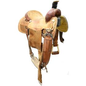 C15ssdftr14cb Saddlesmith Used 15 Inch Saddle Smith Dale Fredericks Team Roping Code