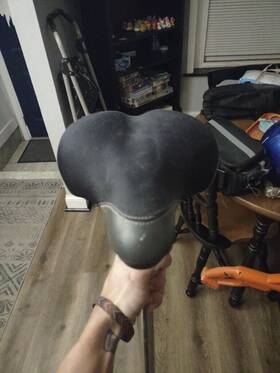 Sw5322 Schwinn Bike Seat Foam Comfort Breeze Extra Wide Saddle Black Cruise Fit
