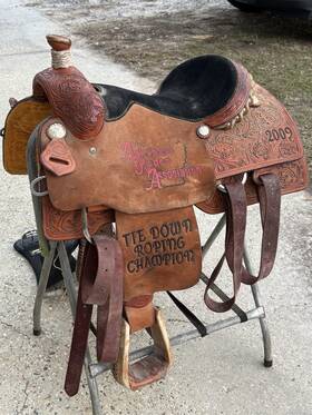 2500.00 Scott Thomas Calf Roping Saddle