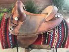 See Photo Circle Treeless Sport Saddle Barrel Racing Horn Removed