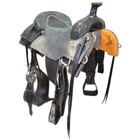 U16shergtr12fl Sheridan Gold Used 16 Inch Team Roping Saddle Code