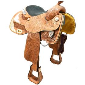 C14showmanftfl Showman Used 14 Inch Show Saddle Code