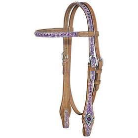 45-7950-10-0 Silver Royal Sweet Pea Mini Browband Headstall