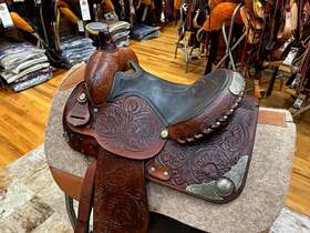 9226 Silver Royal 14 Inch Trail/ Pleasure Saddle