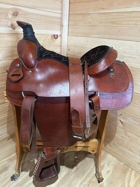 3614 Simco 15.5 Inch Roper Western Saddle Model