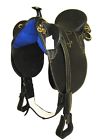 1110bl Sl Thsl Australian Stock Leather Saddle Set Black