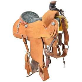 C145smarthtrfro Smart Horse Used 14.5 Inch Team Roping Saddle Code