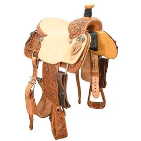 U14smarthtr78fl Smart Horse Used 14.5 Inch Team Roping Saddle Code