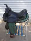 Sns15bghrn139 Big Horn Used Half Black Leather And Teal Cordura Trail
