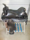 Sns15blktexst Unbranded Used Black Western Saddle With Silver Texas Star Trim