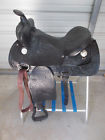 Sns15blktr Chatanooga Black Pleasure Saddle With Tooling All Over It