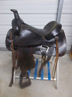 Sns16blkrop Unbranded Black Roping Saddle With All Smooth Leather