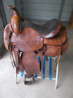 Sns16ltbrnpls Unbranded Brown Pleasure Saddle With Tooling And Black Leather Seat