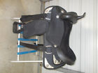 Sns17blkltwtsil Unbranded Black Used Light Weight Pleasure Trail Saddle With Silver