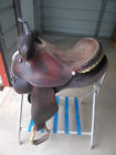 Snsbrnbar15stehrn Unbranded Brown Barrel Saddle With Some Tooling And Rounded Skirt