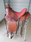Snsdut15plsad Duterrow Saddlery Good Used Brown Pleasure Saddle With Red Seat