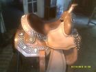 Sr2723 Silver Royal Saddle By All Leather Barrel Racing Cross Accents