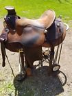 Sr9116-0-165 Silver Royal Wade Hard Seat Working Saddle Light Oil